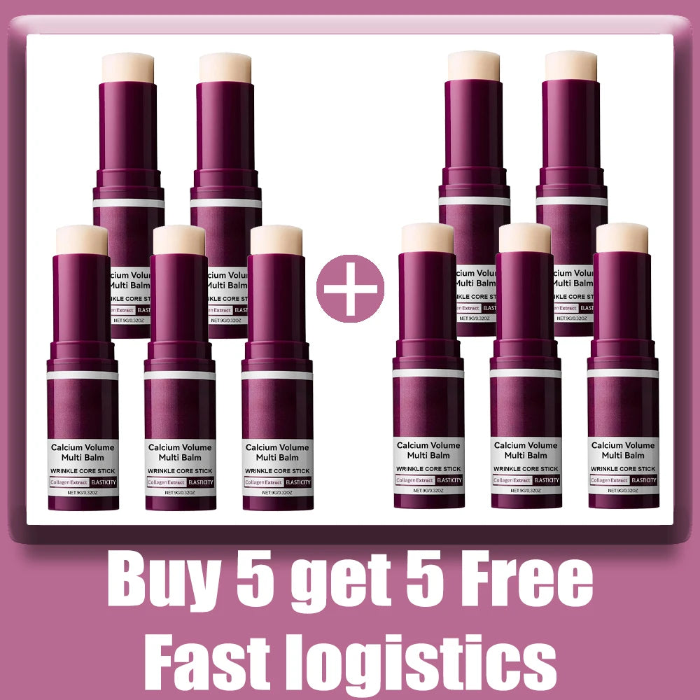 Tidesmit lyp318 Volume Multi Balm anti-wrinkle collagen moisturizing face and eye stick texture detail view