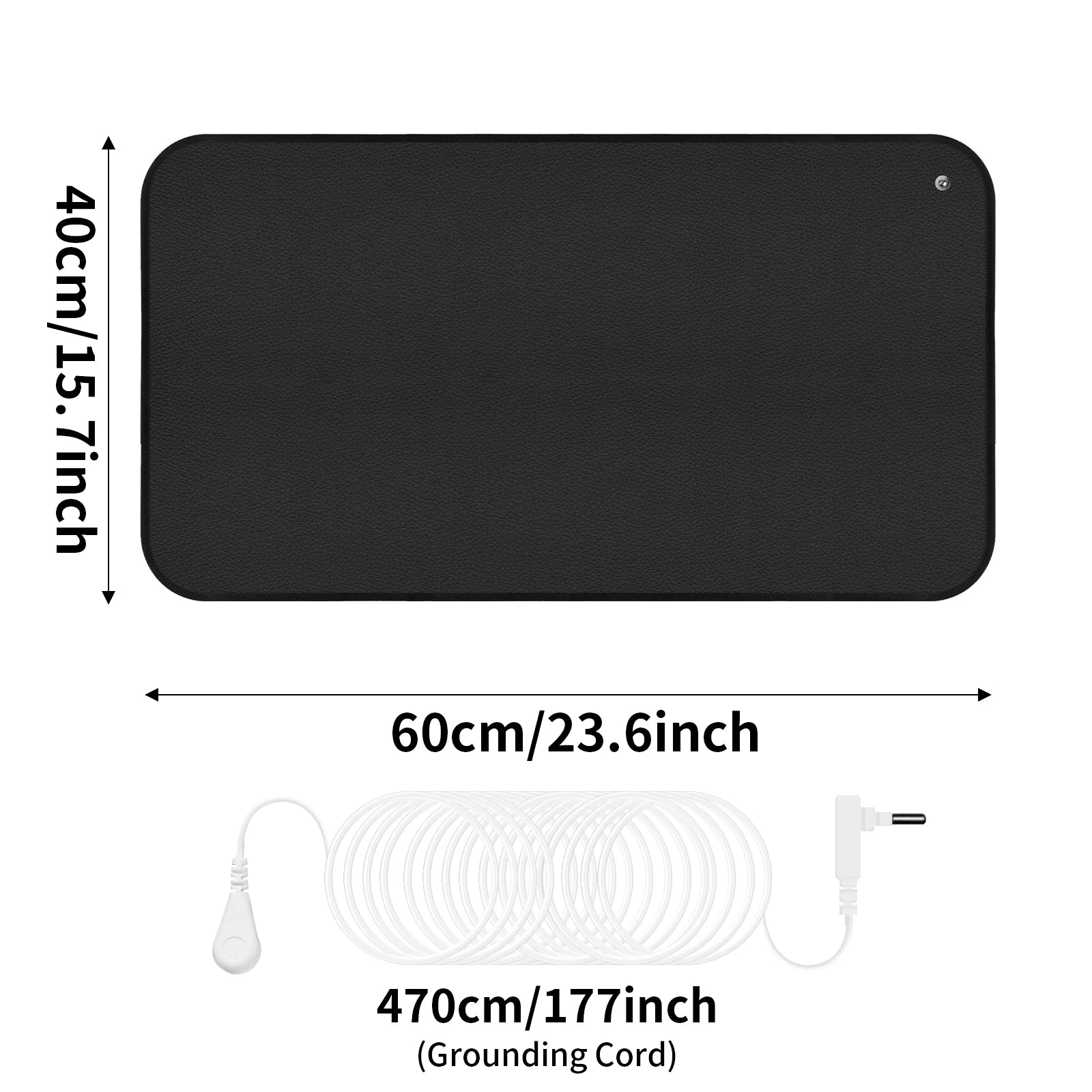 6 Size Grounding Mat Soft PU Pad for Improves Sleep Enhanced Circulation Reduces Pain Home Yoga Foot Mat Table Desk Rug