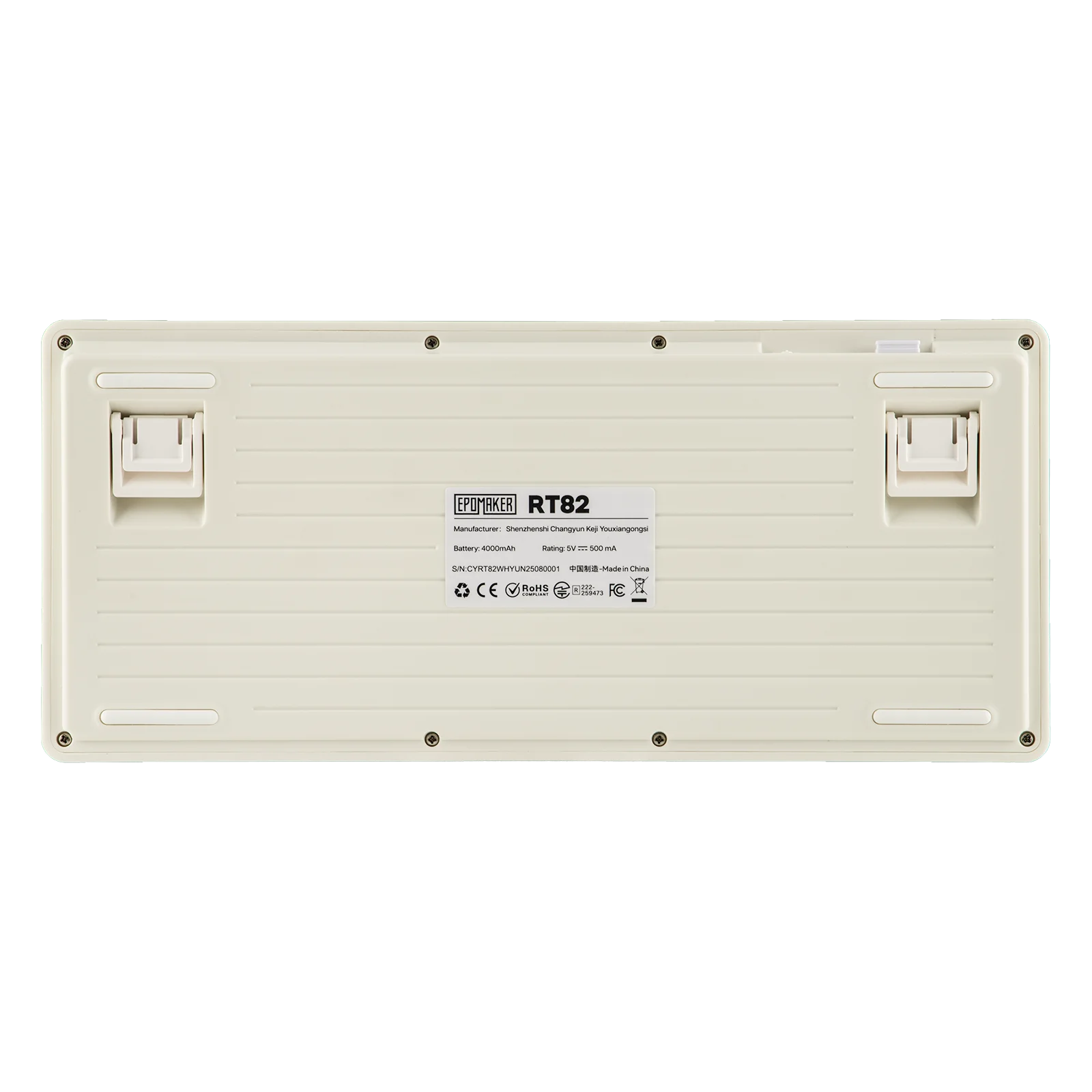 EPOMAKER RT82 QMK/VIA 75% US QWERTY Layout Hot-Swap Gasket Wired/BT 5.0/2.4GHz Wireless Mechanical Keyboard with LCD Screen