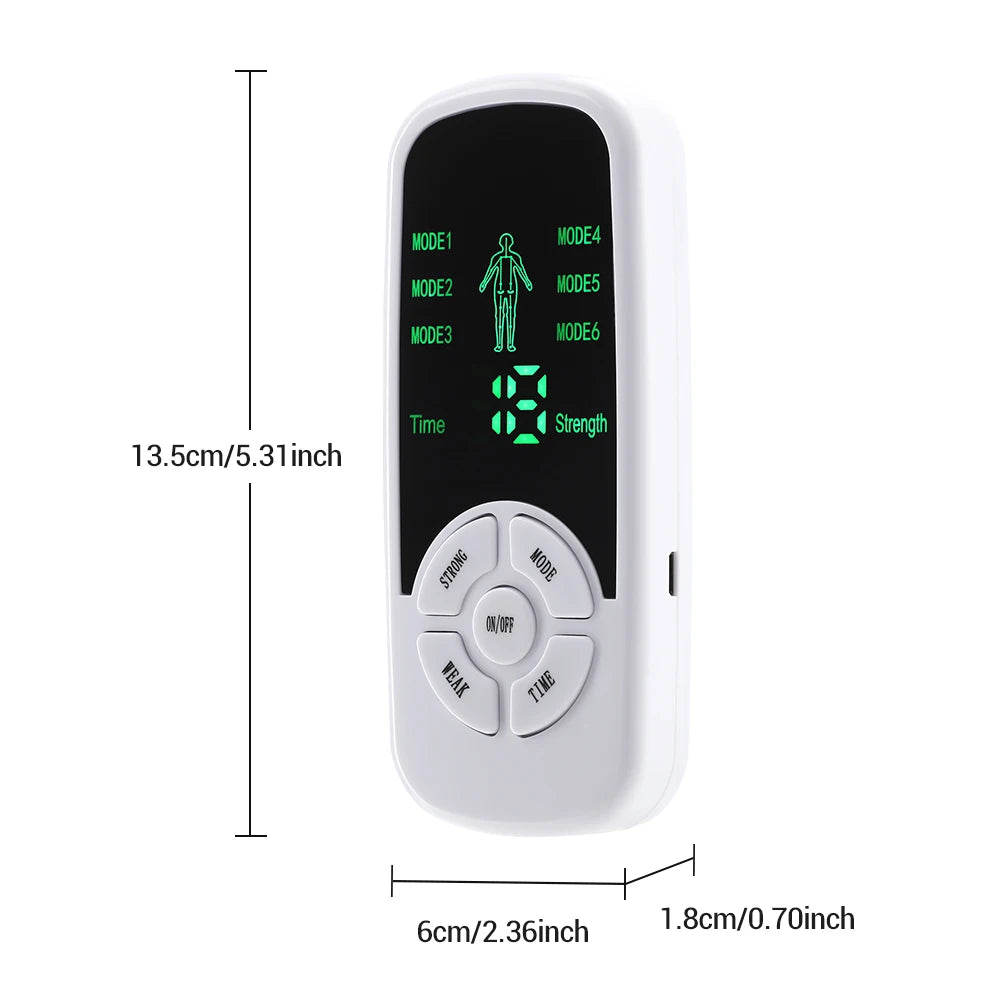 Back Massage Instrument: 6-Mode TENS Electric Massager & Heat Therapy Back Massage Instrument Tidesmit