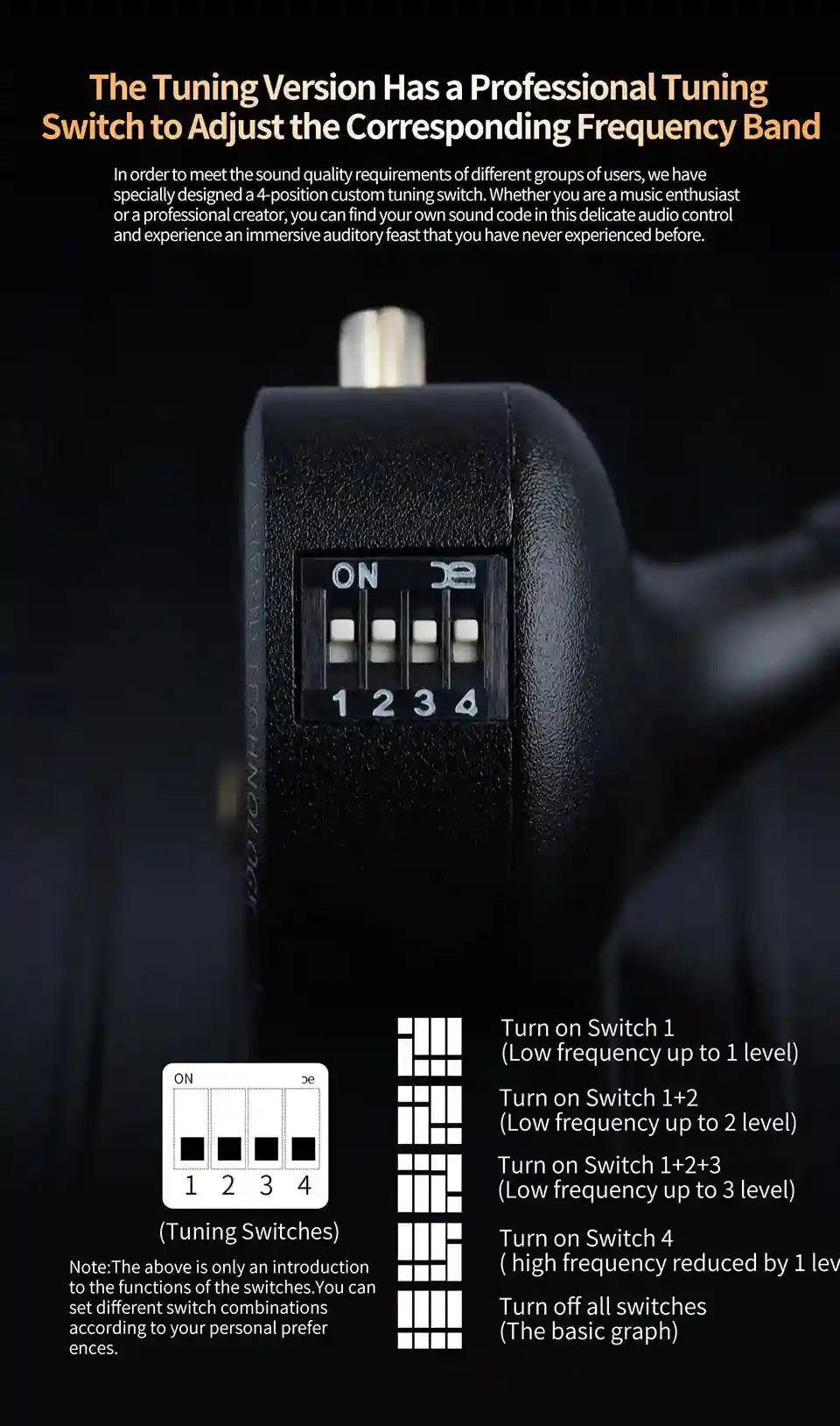 In-Ear Monitor Headphones 1DD+5BA Hybrid HiFi Bass | Tidesmit Tidesmit