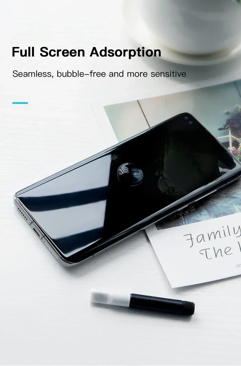 Vivo X200 Pro Tempered Glass Screen Protector - Case-Friendly HD UV Film Tidesmit