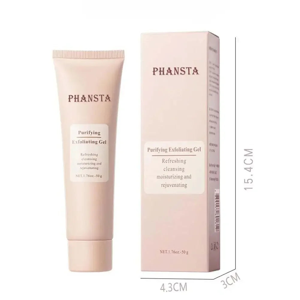 Face Exfoliating Gel | Deep Pore Cleansing & Oil Control Formula Scrubs Treatments Tidesmit