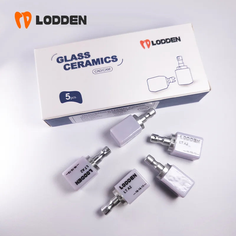 20PCS Lithium Disilicate Glass Ceramic Blocks CAD CAM Sirona Cerec LODDEN C14 Dental Lab HT LT MT Veneer Dentist Materials