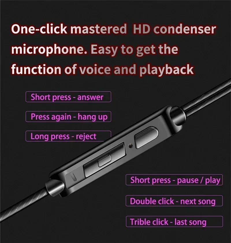Tidesmit 6 Dynamic Driver Hi-Fi Wired Earbuds with Microphone Tidesmit