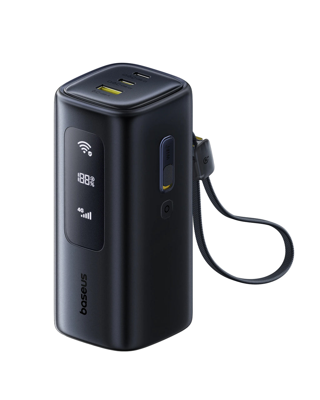 4G MiFi Power Bank 20000mAh 67W Fast Charging Portable Charger 67W MIFI Black 20000mah China Mainland Tidesmit
