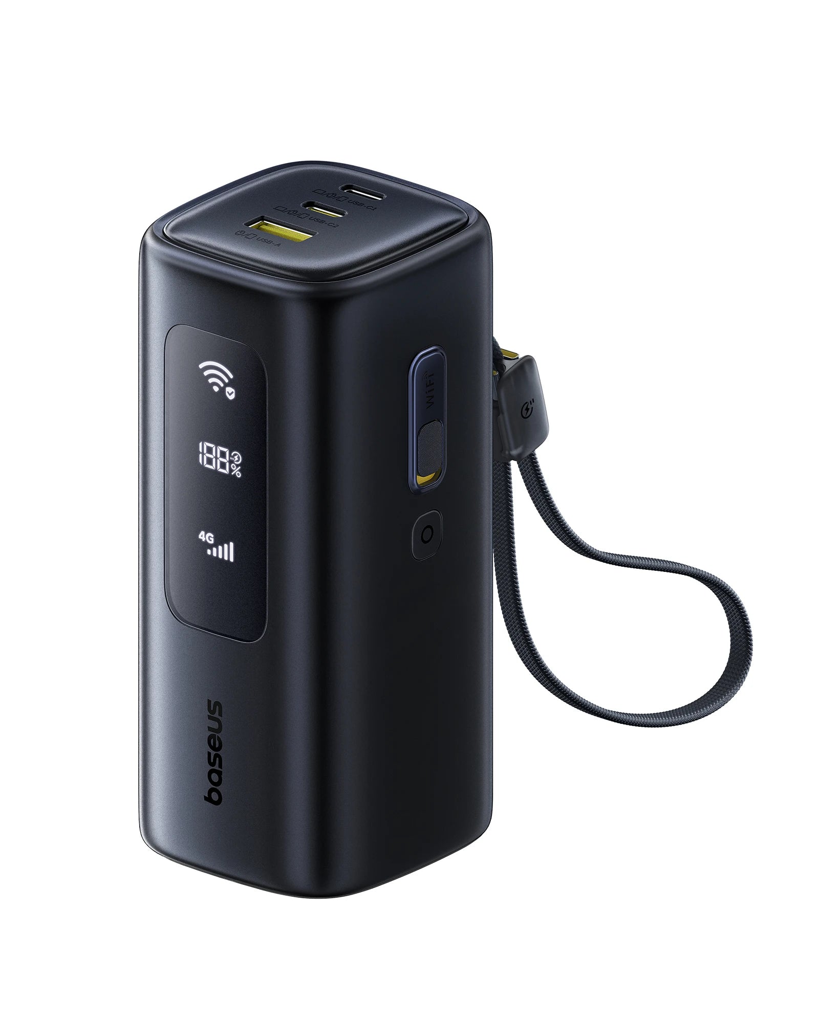 4G MiFi Power Bank 20000mAh 67W Fast Charging Portable Charger 67W MIFI Black 20000mah China Mainland Tidesmit