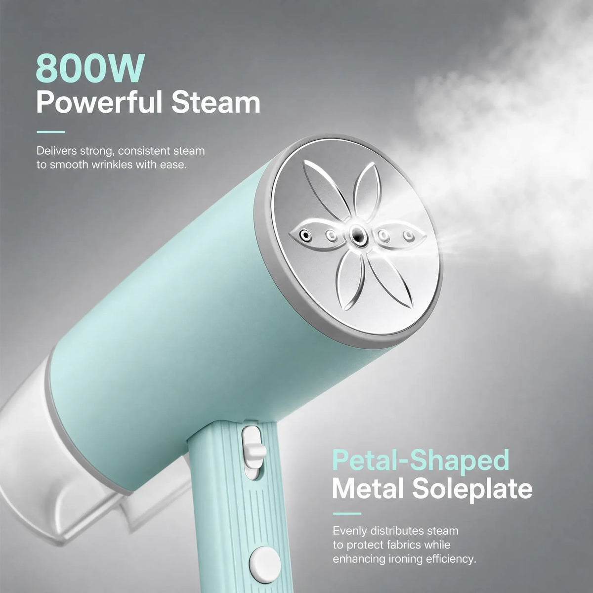 OBOVAY Handheld Garment Steamer 800W Foldable
