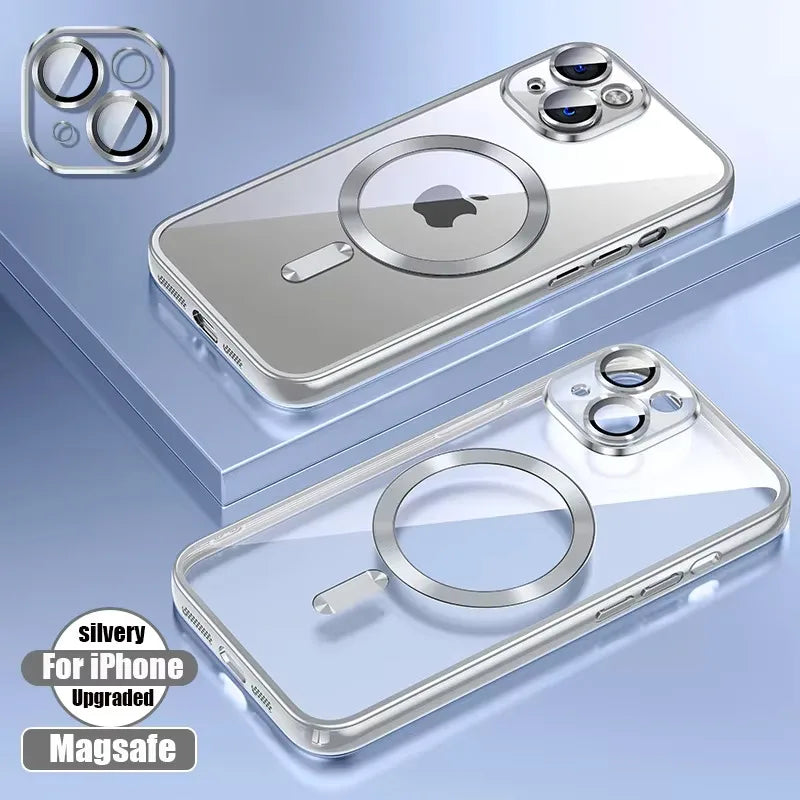 Magnetic iPhone 16 Case with Lens Protection - Slim Shock-Absorbing Cover Tidesmit