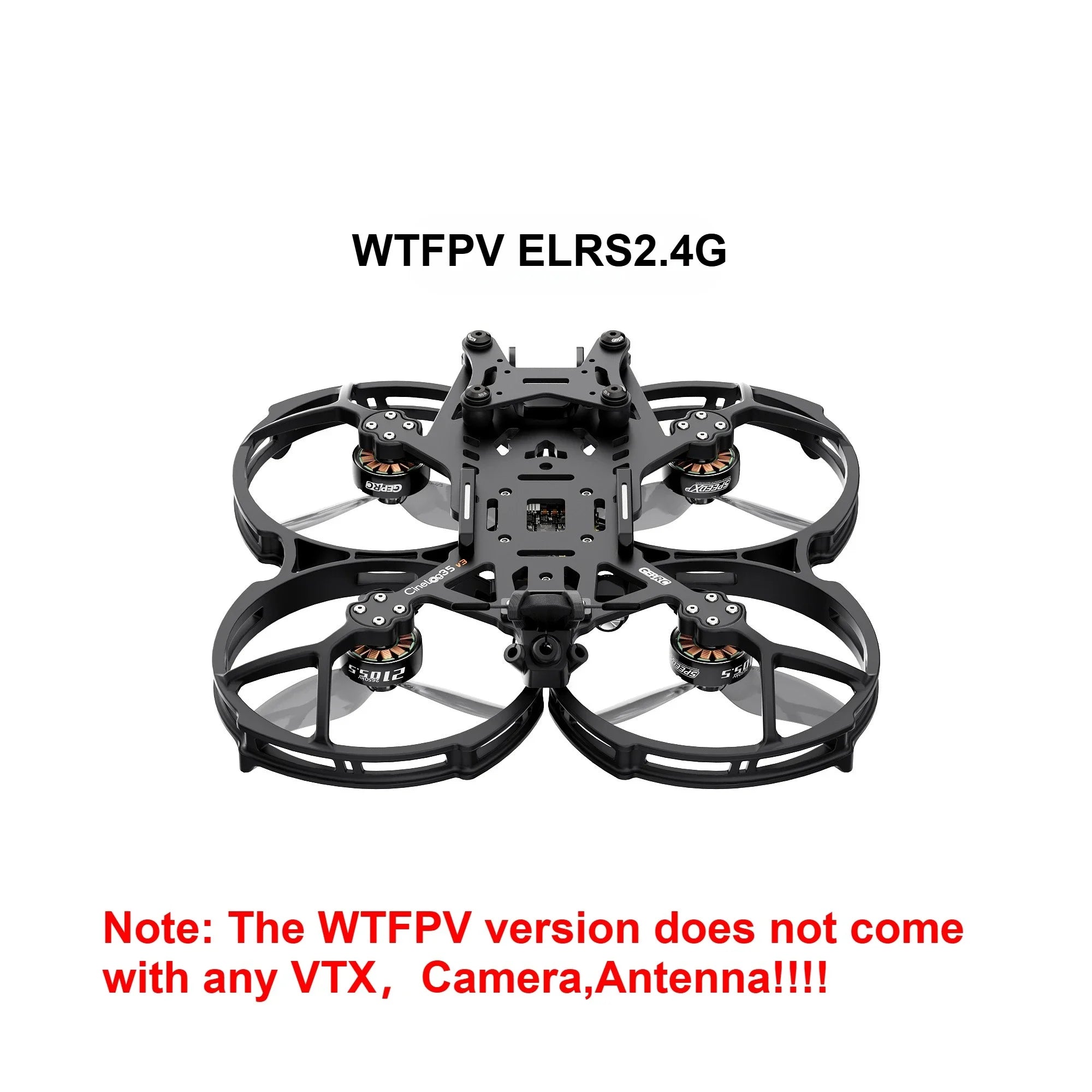 GEPRC Cinelog35 V3 O4 FPV Drone - Professional 3.5 Inch Freestyle RC WTFPV ELRS 2.4G China Mainland Tidesmit