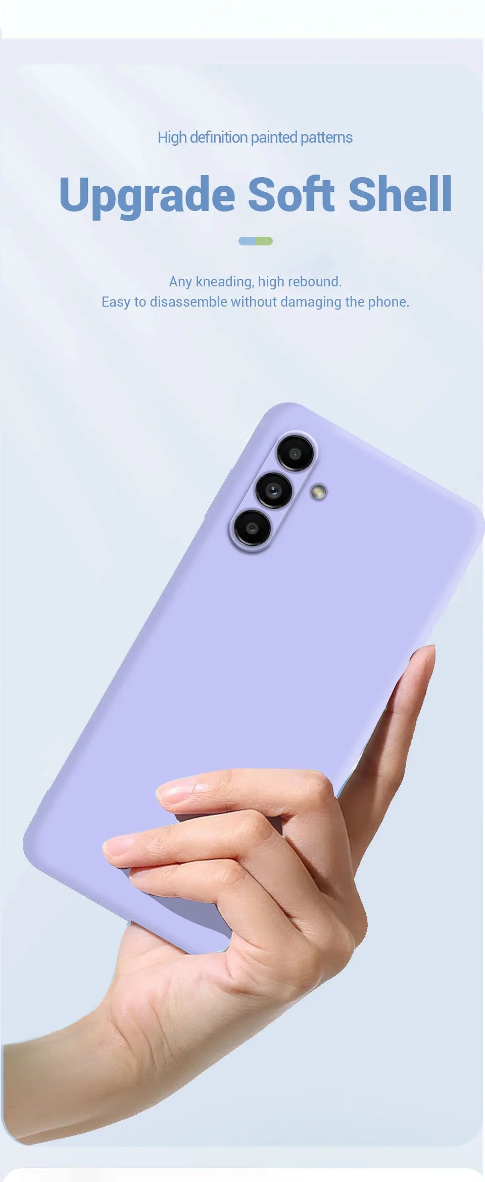 Samsung Galaxy A55 Silicone Case - Slim Shock-Absorbing Cover Tidesmit
