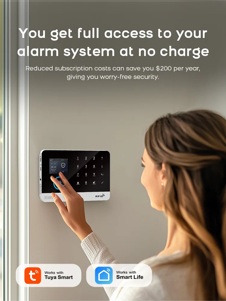 Smart Home Security Alarm System with 4G WiFi App Control by Tidesmit Tidesmit