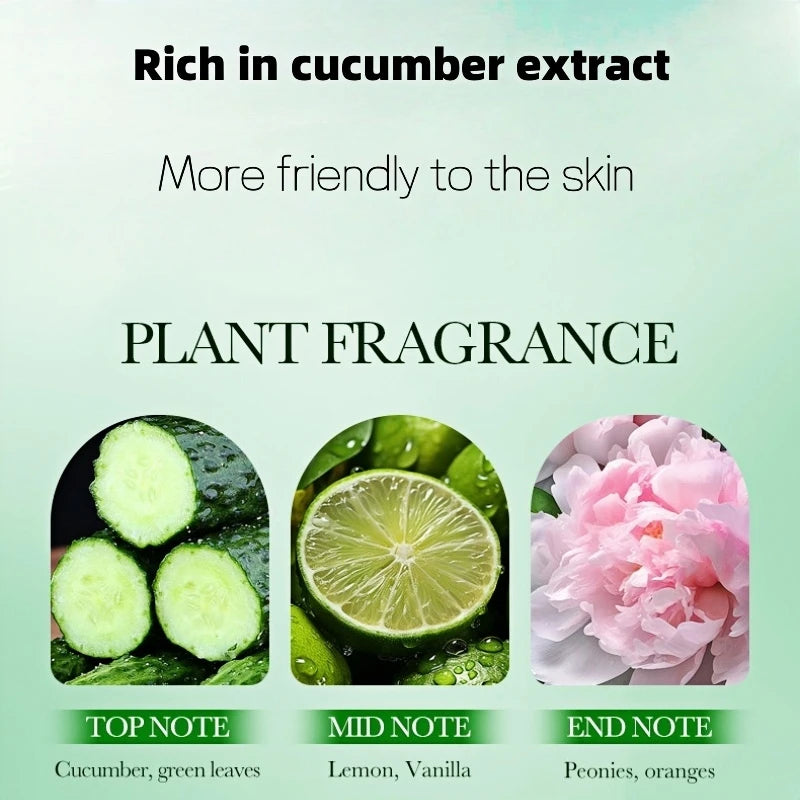 Cucumber Exfoliating Body Scrub – Natural Moisturizing Gel 350g Scrubs Treatments Tidesmit