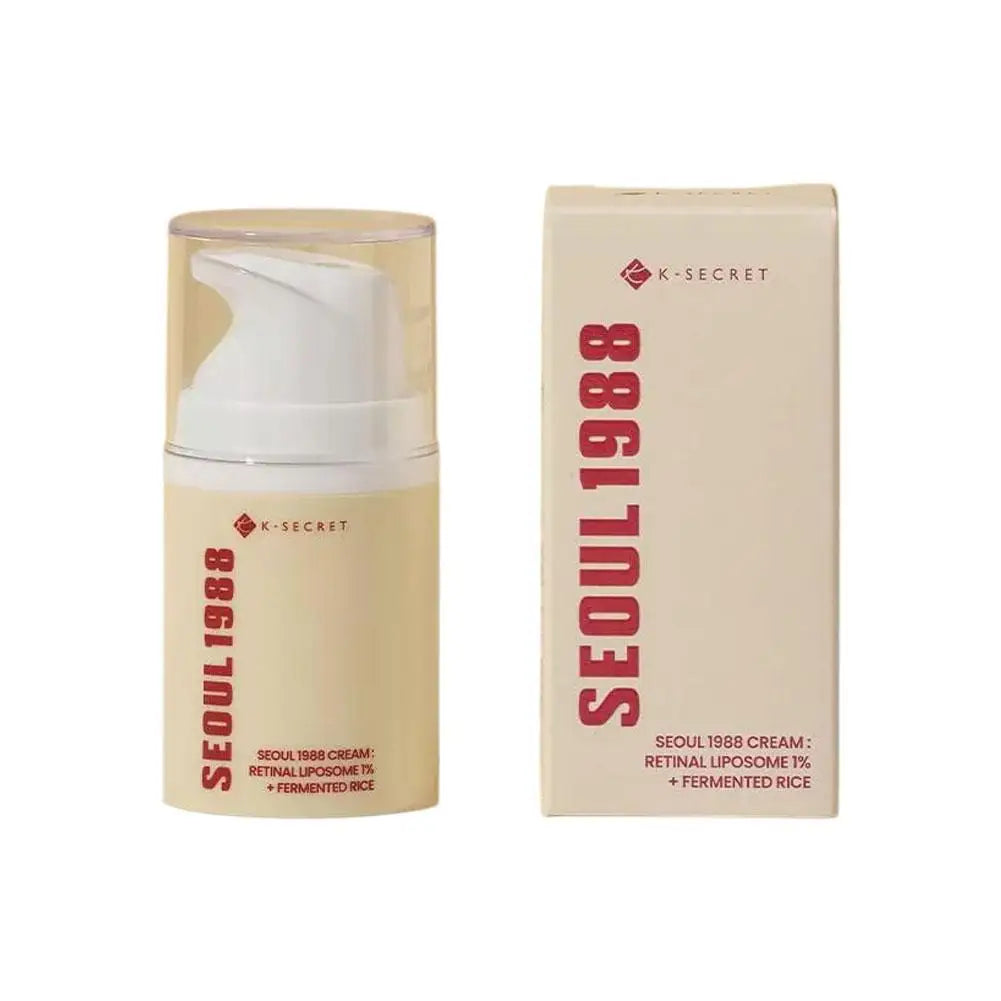 Seoul 1988 Niacinamide Whitening Cream Set Hyaluronic Acid Deep Hydration Anti-Age Firming Refreshing Facial Skin Care