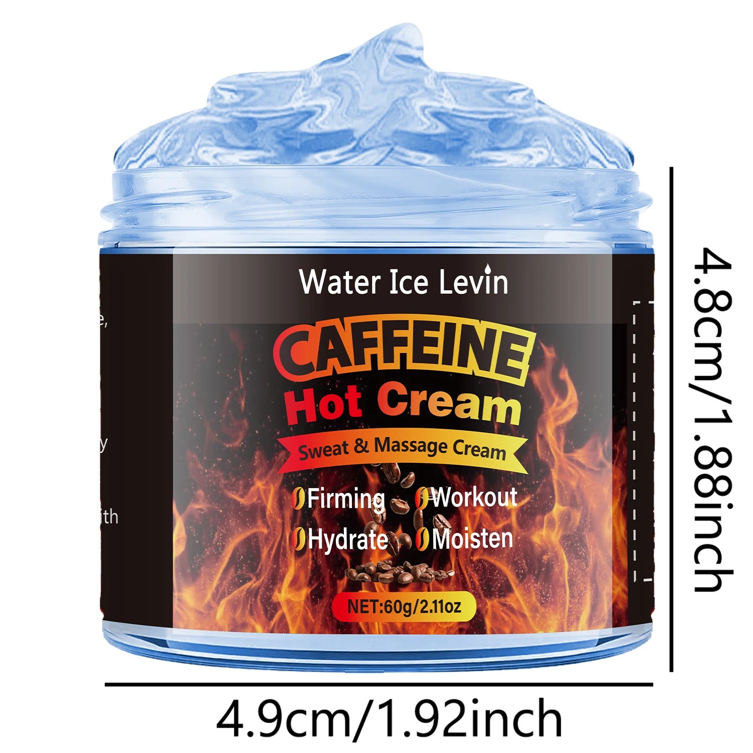 Caffeine Firming Body Cream, Containing Coffee Extract and Niacinamide, Suitable for Muscle Building, Full-Body Moisturizer, Firming Body Cream
