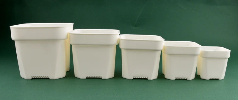 High Quality Thicken Flower Pots Succulents Plant Square Flowerpots Nursery Grow Container Cactus Pot & Planter Garden Supplies