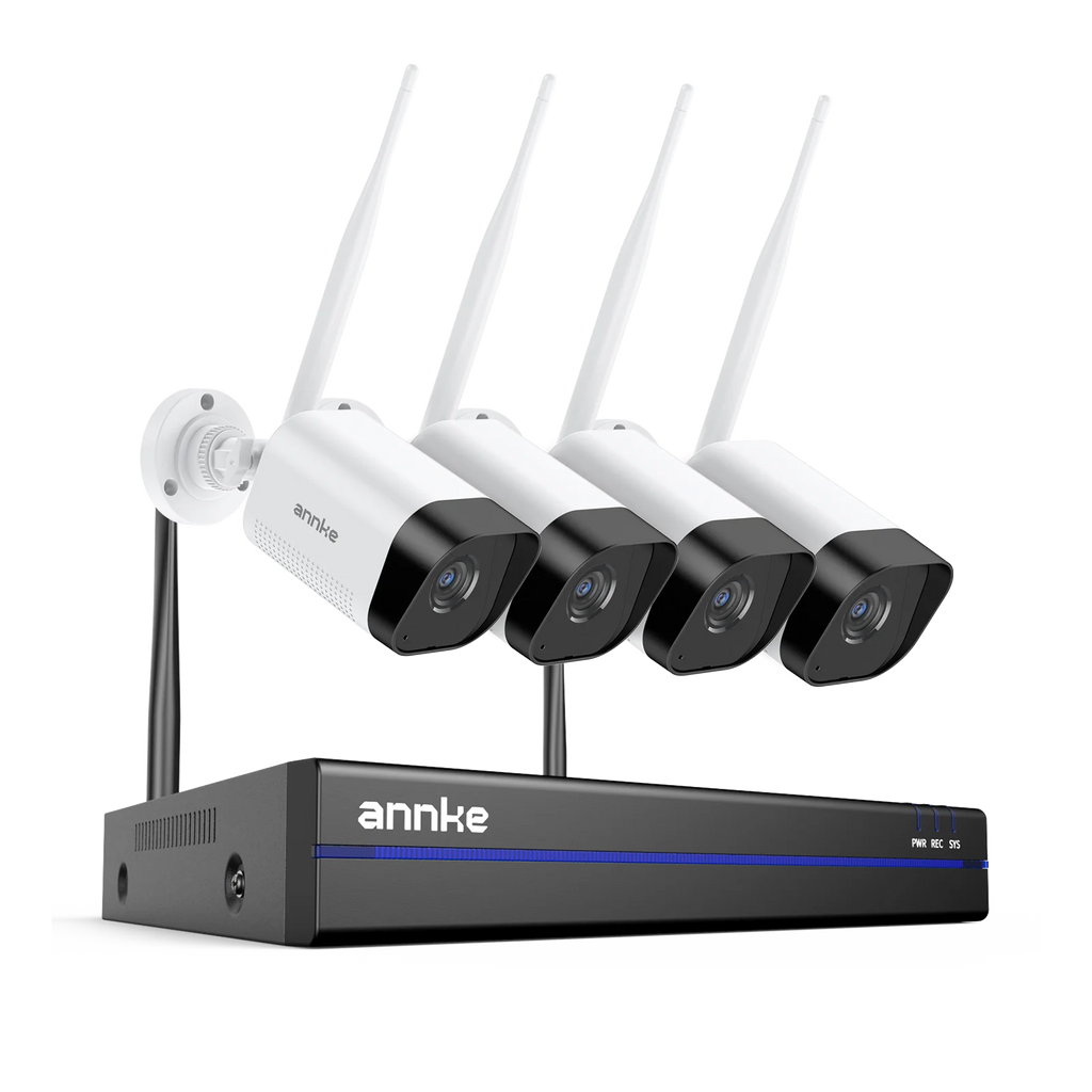 Annke WAS500 5MP Wireless CCTV System 4k16CH NVR with 4/6/8 5MP WiFi Camera Kit Two Way Audio 3.6MM WiFi Surveillance Camera