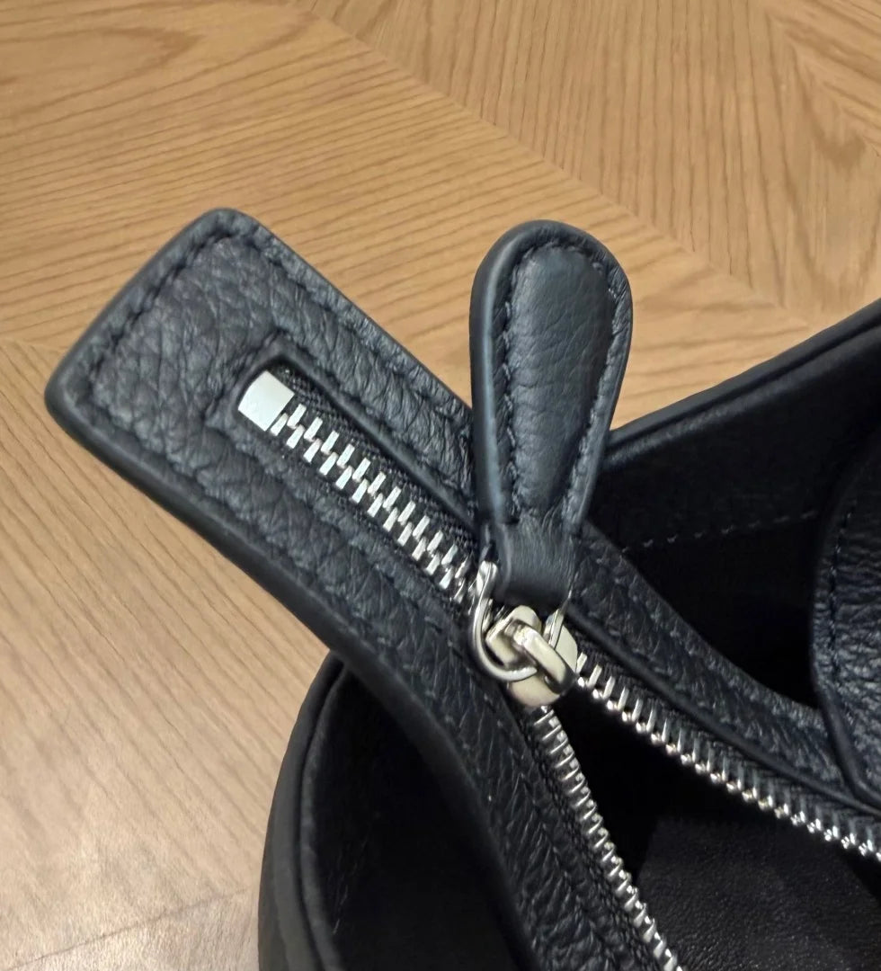 2026 new cow spine leather large capacity shoulder bag, leather handbag, commuting leather women's bag, high-end customized vers
