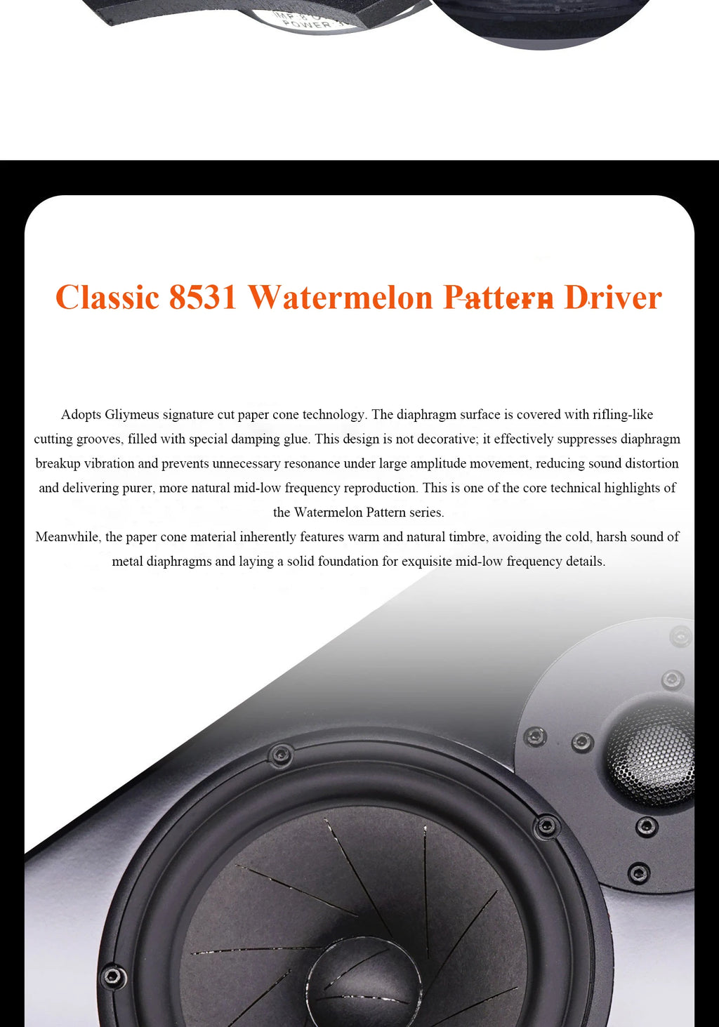 High-end 6.5-inch HIFI Passive Bookshelf Speaker 2-way Crossover Bi-wiring Connection 150W High-fidelity Wooden Audio Speaker