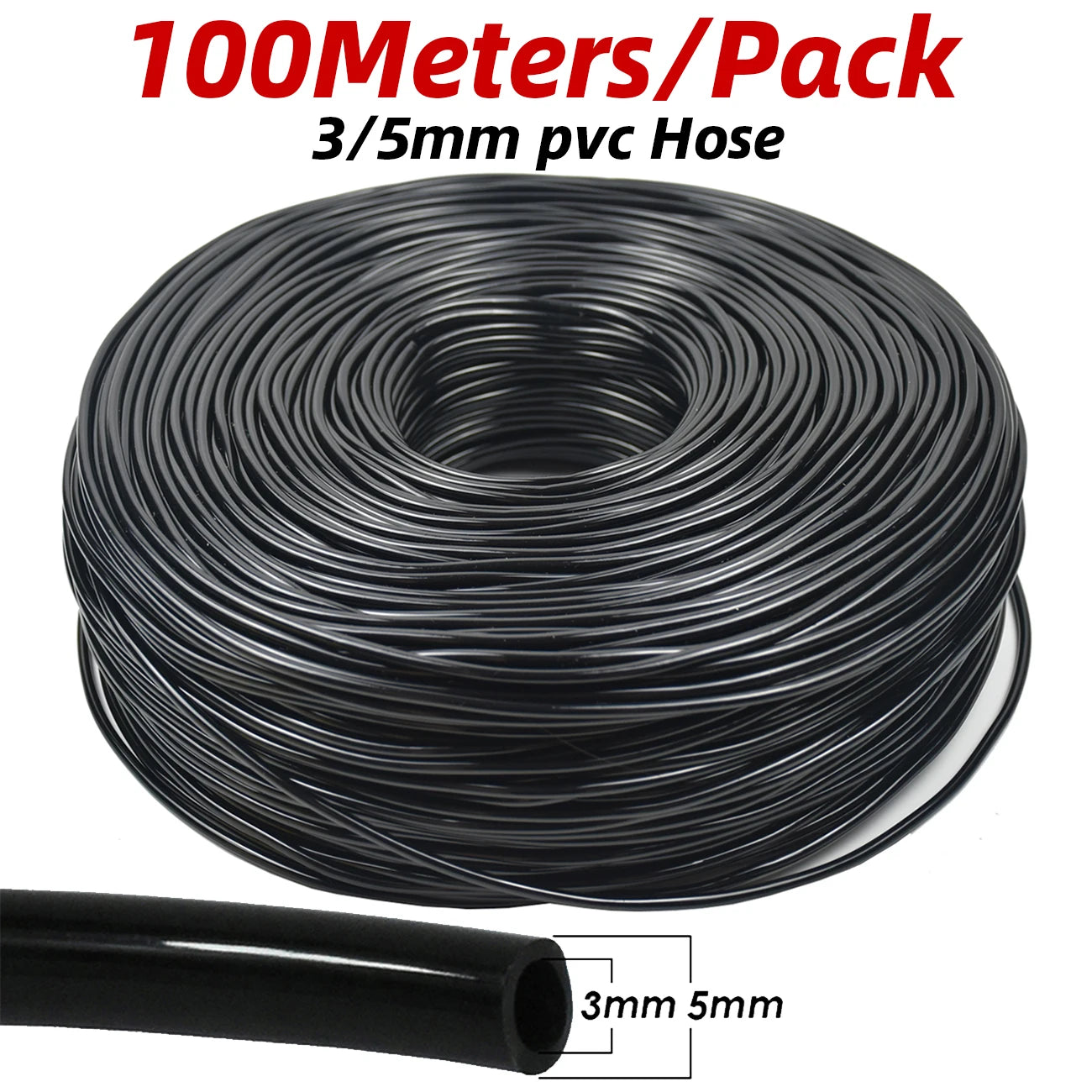 KESLA Drip Irrigation Kit 10-100M 4Way 2Way 8L Drip Arrow 3/5mm Hose Watering System Dripper Sprinkler Pot Planting Greenhouse
