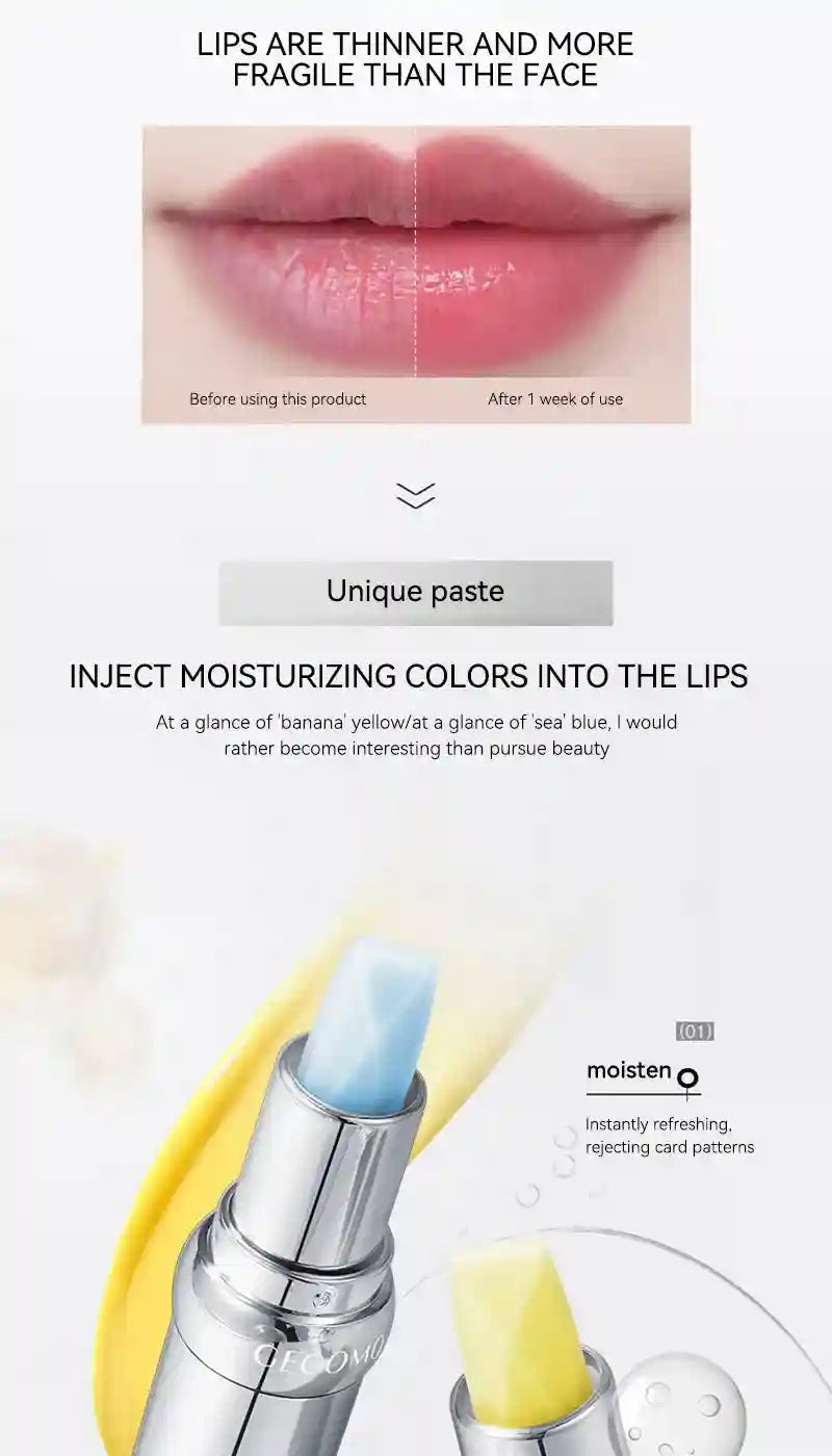 Moisturizing Lip Balm Tinted Treatment by Tidesmit - 01/02 Options Lip Care Tidesmit