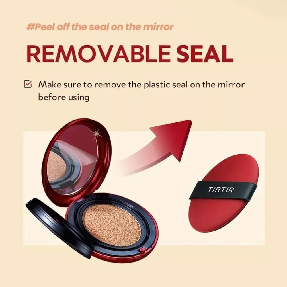Tidesmit waterproof BB cushion foundation showing creamy texture and long lasting full coverage for combination skin