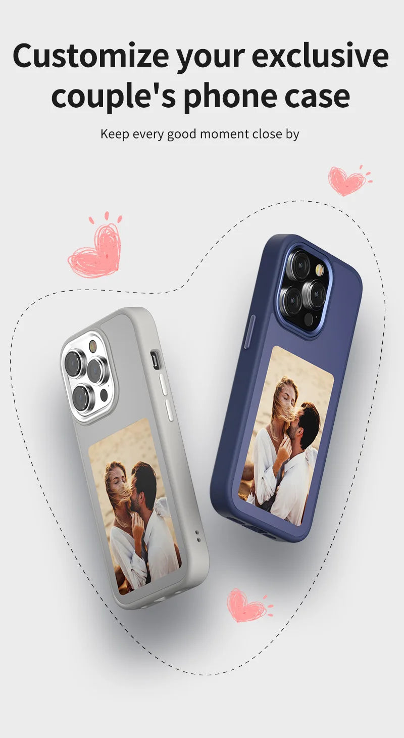 NFC E-Ink Phone Case for iPhone - Custom DIY Display & Slim Fit Cover Tidesmit