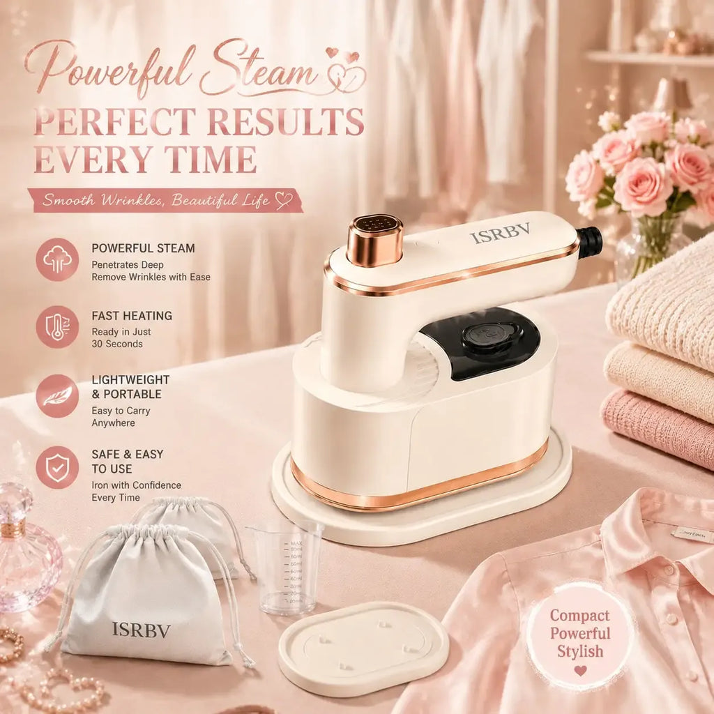 Tidesmit Foldable Handheld Steam Iron 110V US Plug