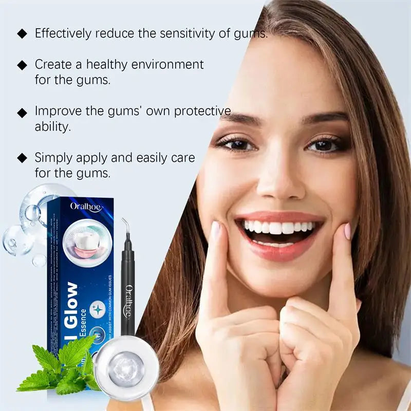 Tidesmit gum repair and teeth whitening gel for gingival inflammation, damaged gums, and removing dental stains