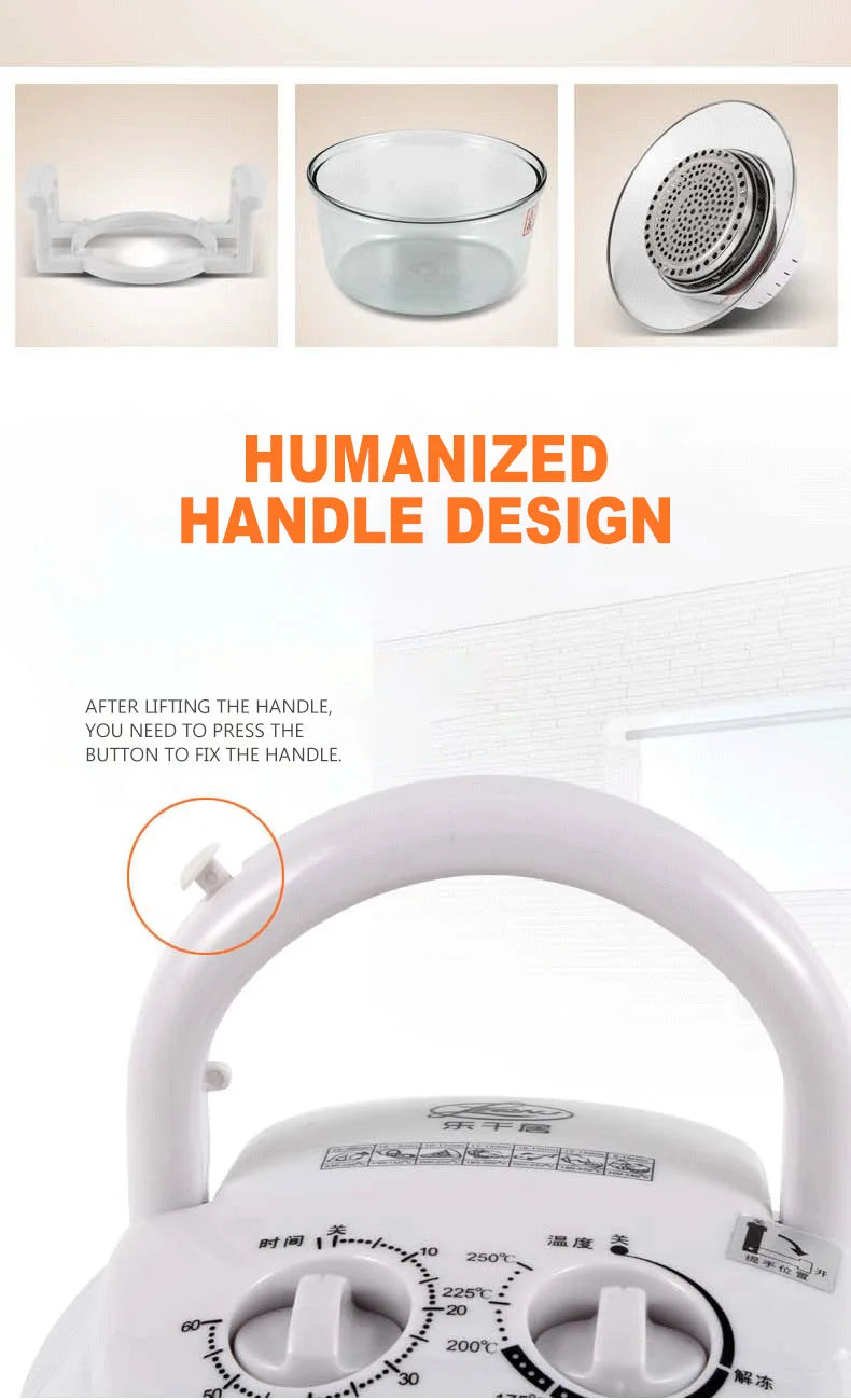 Yunlin Li Intelligent Electric Fryer Household Air Fryer Smokeless Convection Electric Frying Machine Fritadeira