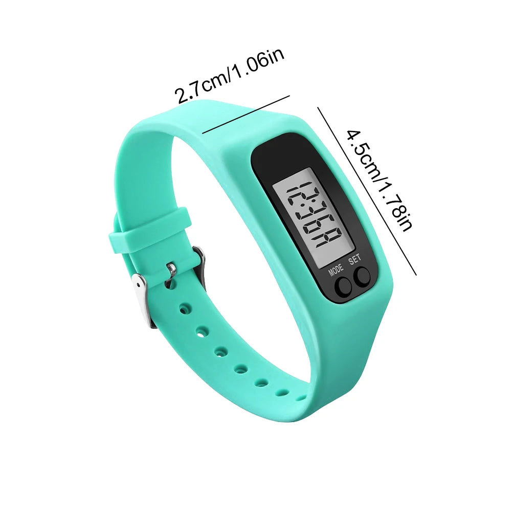 Walking Pedometer Portable Pedometer Multi-Function Accurate Step Tracker Mile Kilometer Calorie Calculation for Outdoor Sports