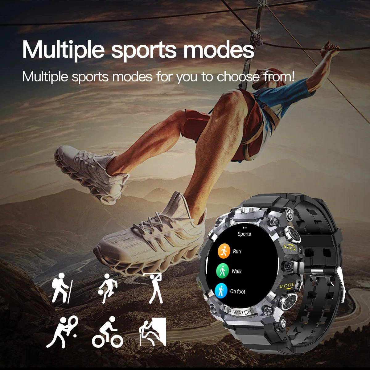 Q668 Smartwatch Android 10.0 1.95inch Amoled 720*720 5G Cellular Version Smart Watch With 800W Dual Camera GPS WIFI 5G Sim Card