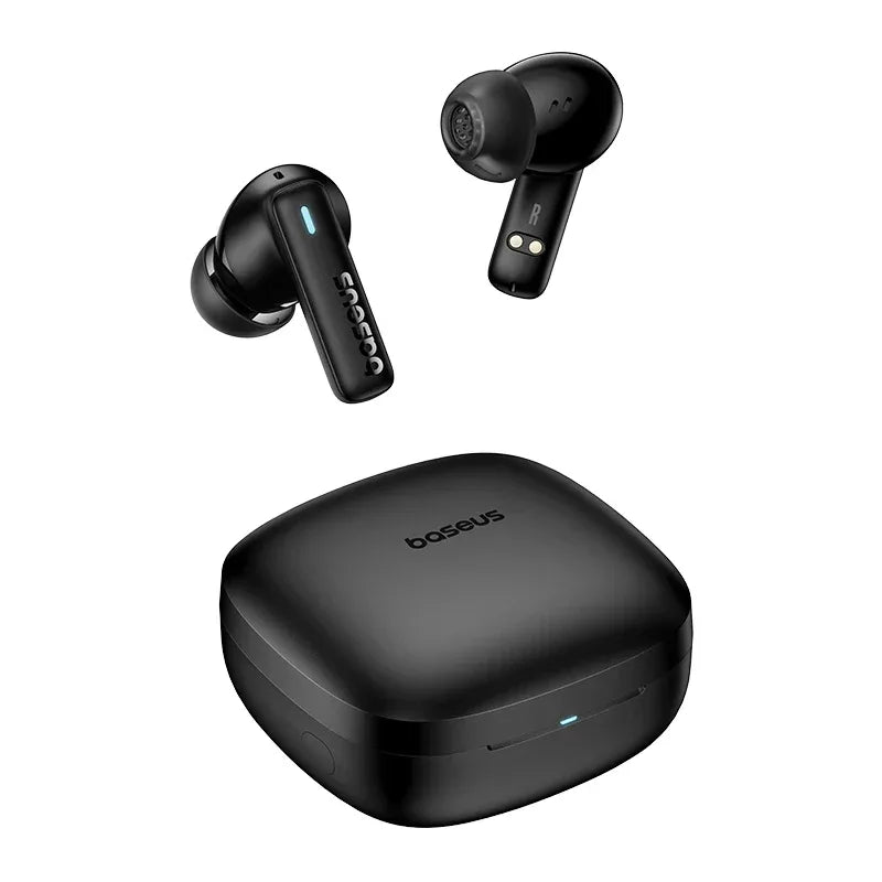 Tidesmit Wireless Earbuds with Deep Bass - 33Hr Playtime IPX5 Black Tidesmit