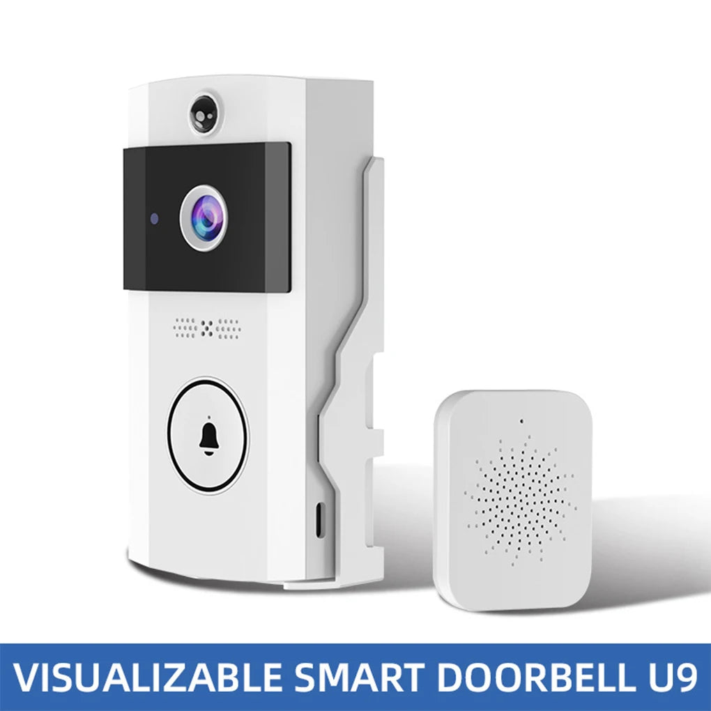 Wifivisual Doorbell Bell Camera Wireless Solar Charging Waterproof Night Vision Smart Home HD Doorbell Two-Way Intercom Voice