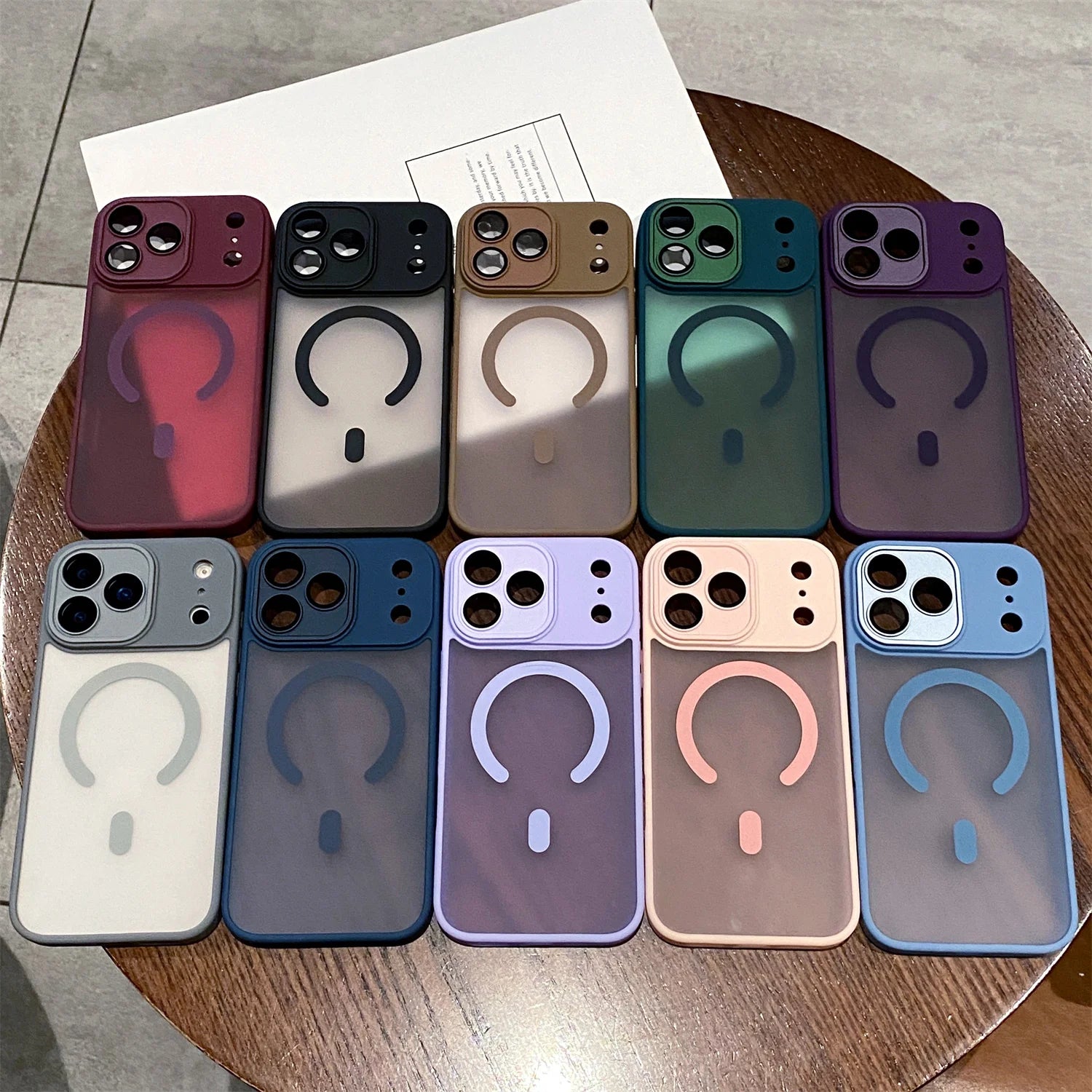 Magnetic Phone Case for iPhone 17 with Lens Protection and Slim Bumper Tidesmit