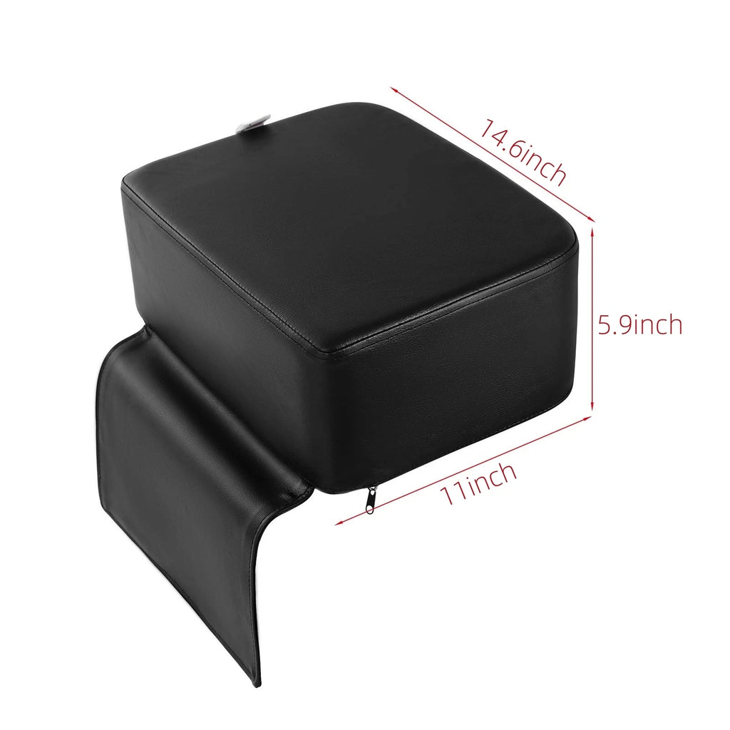 Barber Child Booster Seat - Soft Sponge Heightening Salon Cushion Massage Chairs black CN Tidesmit