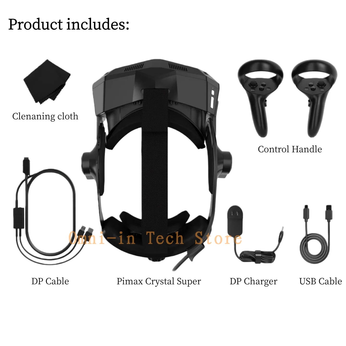 Pimax Crystal Super PCVR Headset: 57PPD High-Resolution VR Optics Tidesmit