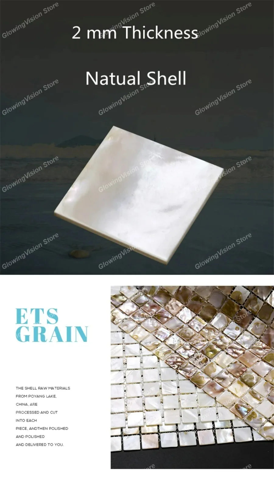 30 CM Natural Shell Mosaic Tile Sticker Sheet Mother of Pearl Wallpaper Tile for Interior Decoration Bathroom Kitchen Wall Tiles