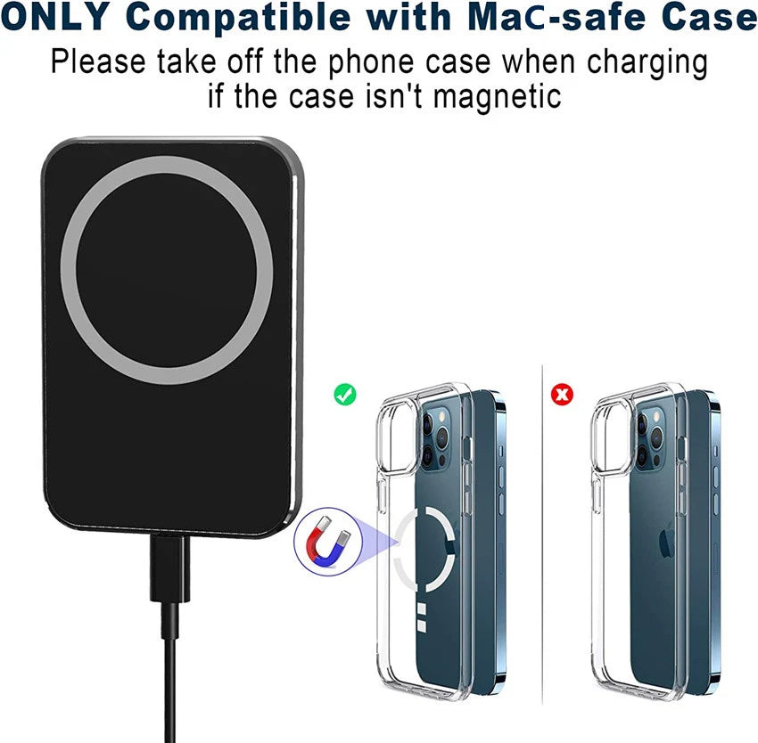 Magnetic Wireless Car Phone Charger – Fast Qi Certified Mount Tidesmit