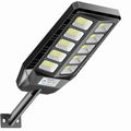 2 Pack Solar Street Light Outdoor, 4000W LED Solar Powered Flood Light with Remote Control, Motion Sensor Dusk to Dawn Security Lighting, IP66 Waterproof for Yard Driveway Garden Deck Garage