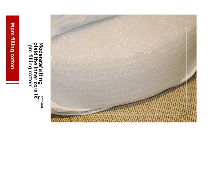 40X6CM Yoga Meditate PEP Hard Texture Meditation Cushion Backrest Pillow Japanese Tatami Mat Removable and Washable