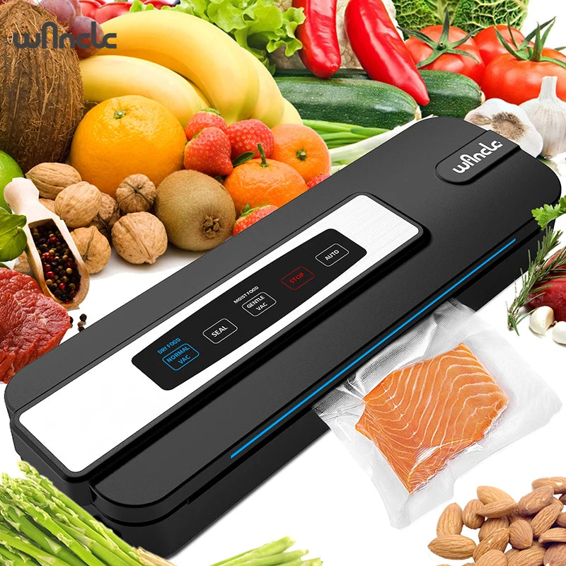 Automatic Food Vacuum Sealer with Preservation Modes Plastic Bag Sealing Machine Food Storage Vacuum Package Machine for Kitchen