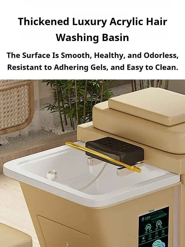 Thai Massage Table with Integrated Shampoo Basin and Water System Massage Chairs Tidesmit