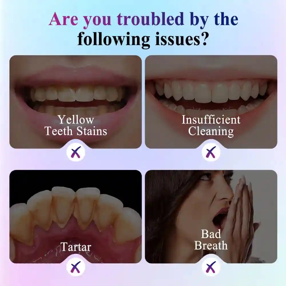 Tidesmit 3-pack teeth whitening toothpaste for sensitive teeth removes coffee and wine stains for fresh breath.