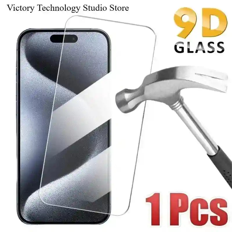 iPhone Screen Protector | 9H Tempered Glass for iPhone 11-16 Pro AE For iPhone 16Plus Tidesmit