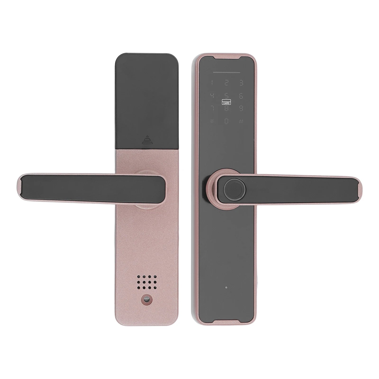 Smart Door Lock WiFi Tuya APP Fingerprint Keyless Entry Door Lock W/50 Fingerprints, 100 Passwords, Key & Temporary Password