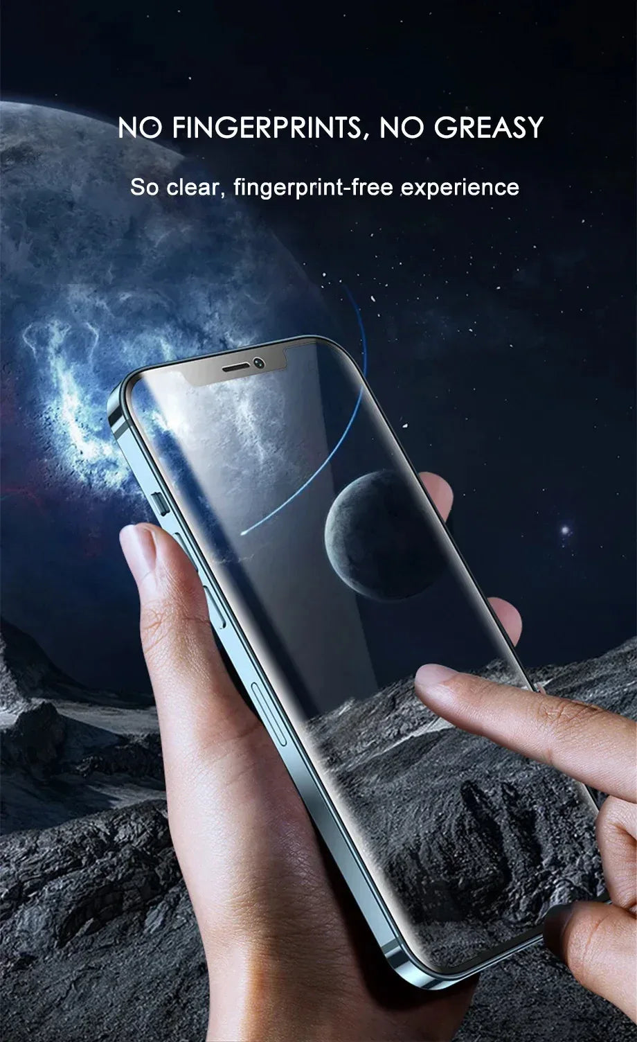Hydrogel Screen Protector for iPhone - 4-Pack Case-Friendly HD Film Tidesmit