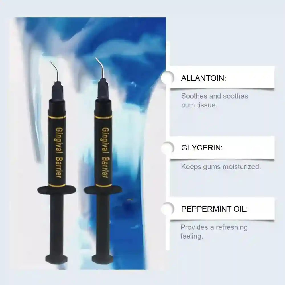 Gingival Barrier Gel for Professional Teeth Whitening - 5PCS Set Lip Care Tidesmit