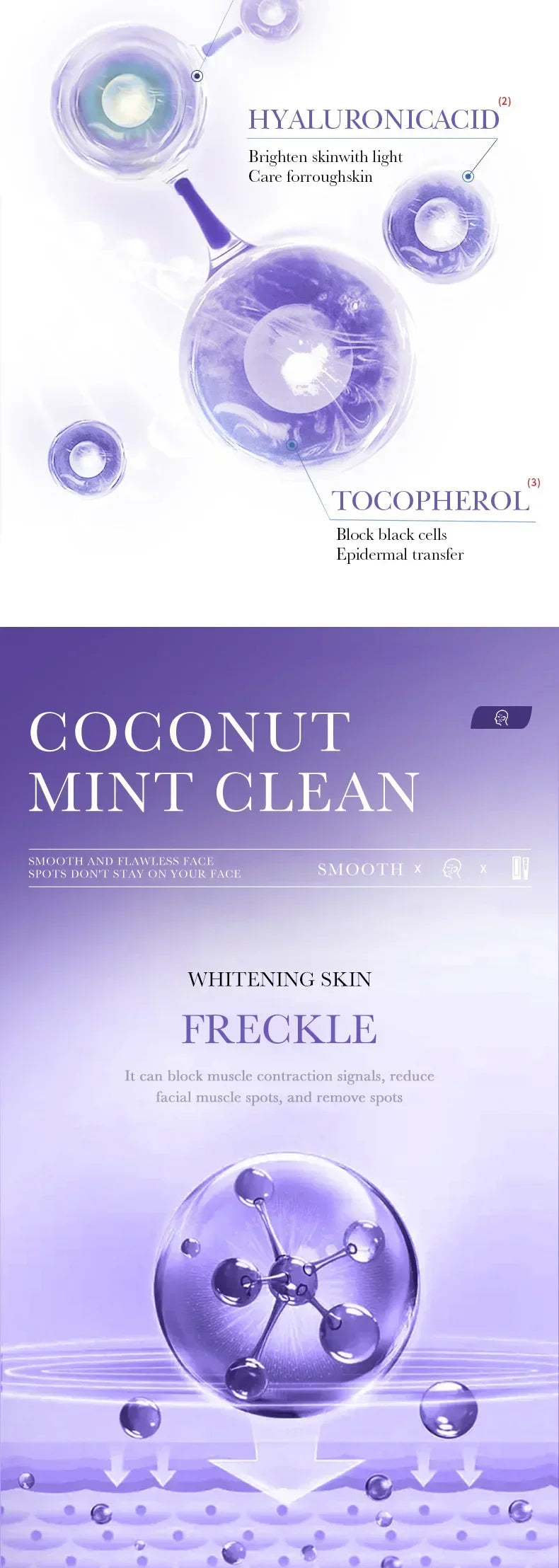 Tidesmit Niacinamide melasma cream texture close-up for dark spot correction and brightening face care