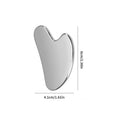 Stainless Steel Gua Sha Scraper for Deep Tissue Muscle Relief Back Massage Instrument Silver China Mainland Tidesmit